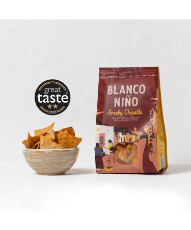 Blanco Ni o - Traditional Tortilla Chips - Smoky Chipotle - 8 x 170g - Buy Online on GoSupps.com