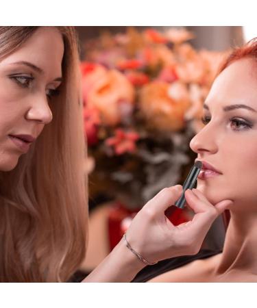 Bvizyelck Lip Gloss Brush Lipstick Applicator Brush with Lid | Portable Brush Eyeshadow Brush Makeup Applicator for Lipsticks Lip Gloss Lip Balm - Buy Online on GoSupps.com