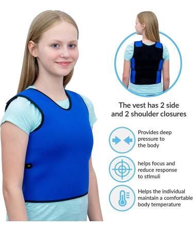 Sensory Compression Vest for Autism & ADHD | Deep Pressure Therapy | Breathable Form-Fitting Design (Medium Size) - Buy Online on GoSupps.com