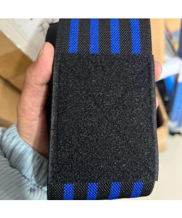 Buy Fitness Winding Knee Bandage Compression Straps - Elastic Outdoor Sports Training (Royal Blue) | International Shipping Available - Buy Online on GoSupps.com