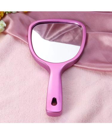 Beaupretty Hand Held Mirror | Double-Sided Cosmetic Mirror with 2X and 3X Magnification | Rosy Round Mirror - Buy Online on GoSupps.com