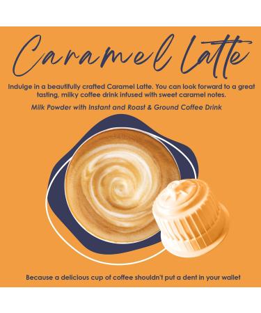 Dolce Gusto Compatible Coffee Pods Variety Pack - Caramel Latte, Cappuccino, Hot Chocolate, Cafe Au Lait, Flat White (50 Pods, 50 Servings) - Buy Online on GoSupps.com