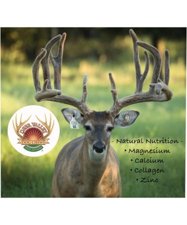 Deer Valley Dog Chews (Giant 2 Pack 8-10 Inches) Premium Dog Deer Antler for Dogs Over 50lbs - Long Lasting Dog Bone for Large Dogs and Aggressive Chewers - Buy Online on GoSupps.com
