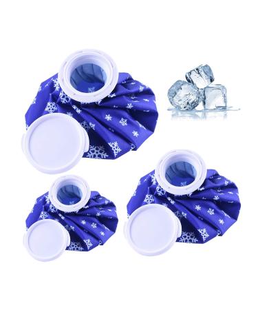 Ice bags 3 pieces of ice cream bag small ice cream bag reusable ice cream bag warm cooling bag first aid for pain relief (3 sizes) 3 waist