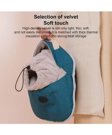 Serlium Electric Foot Warmer with Vibration & Heating - Cozy Insulated Cotton Foot Massager for Home & Office - USB Blue Foot Warmers for Men & Women - Buy Online on GoSupps.com