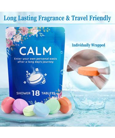 18-Pack Aromatherapy Shower Steamers with Essential Oils for Self-Care - Variety Shower Bombs for Relaxation - Perfect Mother's Day/Birthday Gifts - Buy Online on GoSupps.com