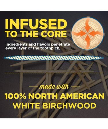 Xero Picks Tea Tree Infused Toothpicks for Fresh Breath & Dry Mouth - 60 Picks, Mint Flavor - 3 Pack - Buy Online on GoSupps.com