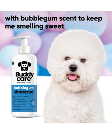 Buy BuddyCare Chewing Gum Dog Shampoo - Deep Cleaning Aloe Vera & B5 Sweet Fragrance | 500ml x3 - Best International Shipping - Buy Online on GoSupps.com