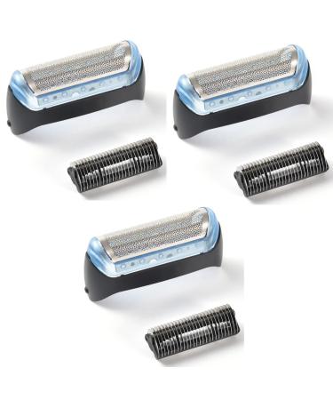 ZHIZAIHU 3pcs Electric Mesh Durable Shaving Foil Head Parts for 10B / 20B Model 180 190 170 1775 1735