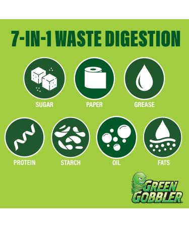 Green Gobbler Septic Tank Treatment Powder | 7-in-1 Waste Digestion | 4 Month Supply - International Shipping Available - Buy Online on GoSupps.com