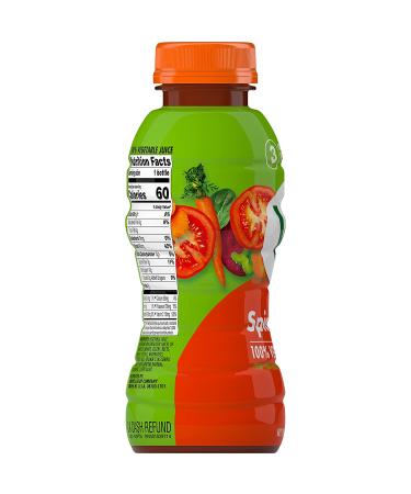 V8 Spicy Hot 100 Vegetable Juice 12oz Bottle - Tomato Vegetable Blend - Buy Online on GoSupps.com