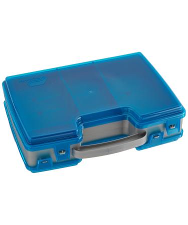 Plano Large 2 Sided Tackle Box, Metallic Gray & Blue, Medium