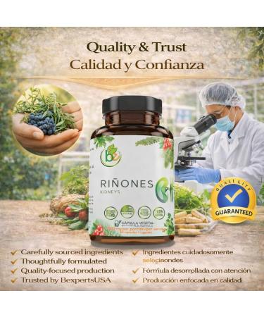 Kidney(Ri ones)& Bladder Wellness Support 100% Natural Supplement W/Chanca Piedra, Horsetail & Cranberry Supplement,Magnesium & Vitamins B6, B12, C & D Botanical & Mineral Herbal Blend by BexpertsUSA - Buy Online on GoSupps.com