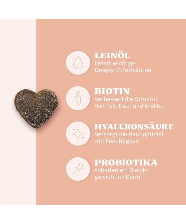 Mammaly Dog Shiny Hair Care Snacks - Omega-3 Biotin & Sea Algae for Fur Health | 180 Treats Bundle - Buy Online on GoSupps.com