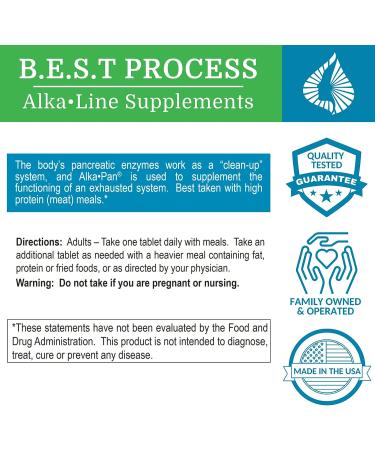 Alka Pan: Natural Pancreatic Enzymes with Superfoods & Digestive Herbs - Buy Online on GoSupps.com