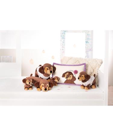 NICI 49332 Dachshund Roll Skida 60cm - Fluffy Cuddly Animal Pillow for Kids & Babies | Ideal for Home Kindergarten & Travel - Buy Online on GoSupps.com