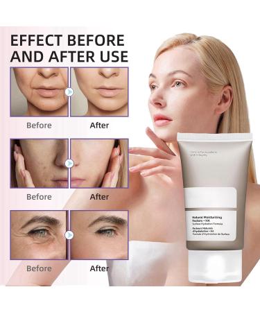 100ml Natural Moisturizing Factors + HA Daily Facial Moisturiser Face Cream and Moisturiser for Normal to Dry Skin Skin Care Essentials Anti Aging Face Cream For Glowing Skin Hydrates Skin for Women - Buy Online on GoSupps.com