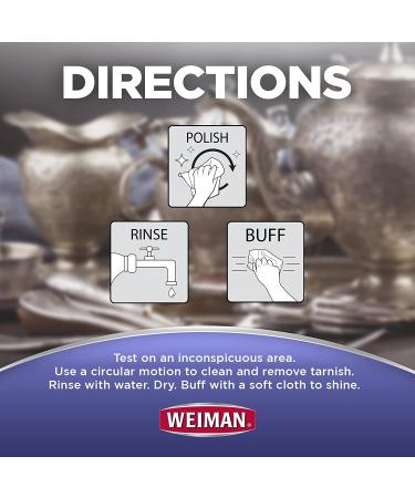 Weiman Jewelry Polish Wipes - 20 Count | Silver, Gold, Brass, & Copper Tarnish Remover - Buy Online on GoSupps.com