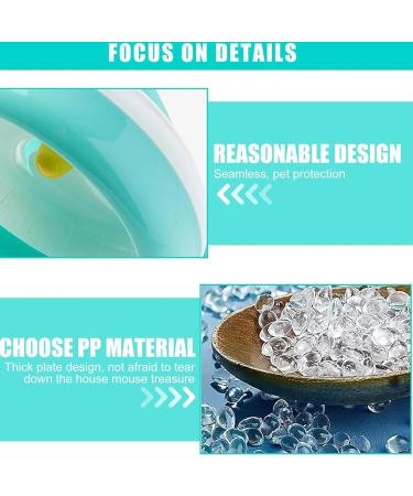 Hamster Running Wheel - Quiet Small Mouse Wheel | Multifunctional Small Animal Training Supplies 7 Inch Running Disc with Non-Slip Surface for Chinchilla Mouse Squirrel Blue - Buy Online on GoSupps.com