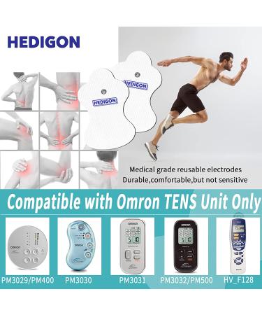 Durable (20PCS) Omron TENS Unit Replacement Pads - Reusable, 10 Pairs by HEDIGON - Buy Online on GoSupps.com