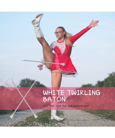 HYdren Dance Ribbons - Colorful Rainbow Streamers for Rhythmic Gymnastics (White) - Buy Online on GoSupps.com