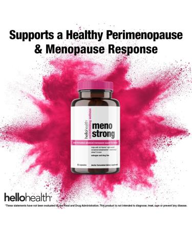 Menopause Supplements for Women | Meno Strong - Natural Relief for Night Sweats Mood Swings Hot Flashes & Hormonal Balance - 60 Capsules - Buy Online on GoSupps.com