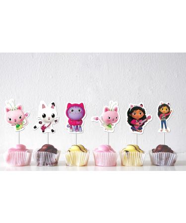 25 Pcs Cartoon Birthday Cake Toppers and Cupcake Toppers - Theme Party Decorations Supplies - Buy Online on GoSupps.com