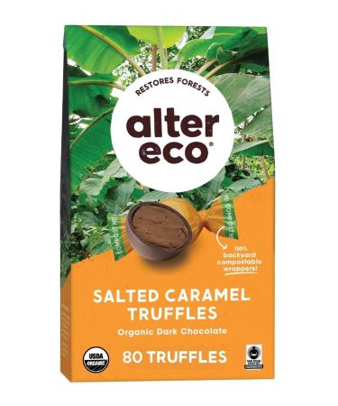 Alter Eco Organic Salted Caramel Truffles Dark Chocolate 4.2 oz (120 g)