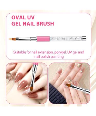 Nail Ombre Brush Set - Rhinestone Handle Gradient Nail Art Brushes for Gel Nails & Manicure Design - Buy Online on GoSupps.com