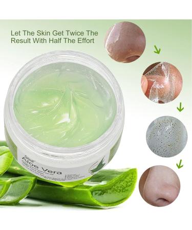  Gyiocill Blackhead mask peel-off mask aloe vera face mask beauty mask with aloe vera and hyaluronic acid pores moisturizing 100g - Buy Online on GoSupps.com
