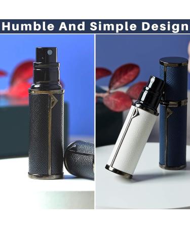 BRARIOS Perfume Atomiser Refillable Travel Size Portable Atomiser Spray Mini Empty Perfume Bottle Leak Proof Cologne Dispenser for Women and Men 5ml (Black(BK)) - Buy Online on GoSupps.com