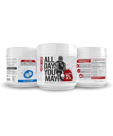5% Nutrition Rich Piana Bundle | AllDayYouMay BCAA Powder + Kill It Reloaded High-Stim Pre-Workout (Blue Raspberry) - Buy Online on GoSupps.com