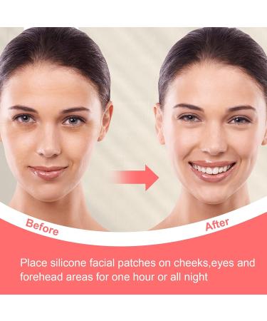 Xiwei 10pcs Anti-Wrinkle Face Patches - Reusable Smoothing Pads for Forehead Neck Chest Cheek & Lip Wrinkles | Overnight Prevention - Buy Online on GoSupps.com