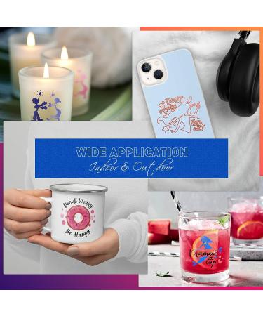 HTVRONT Red Permanent Vinyl Roll - 12x11 FT Adhesive for Cricut, Silhouette, Signs & Crafts - Glossy Red Vinyl - Buy Online on GoSupps.com