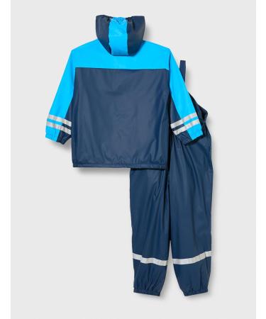 Playshoes Unisex Kid's Waterproof Mud Suit Rainwear with Fleece Lining - Navy (Size 98) - Buy Online on GoSupps.com
