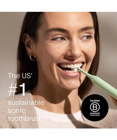 SURI Sustainable Sonic Toothbrush - Eco-Friendly Electric Toothbrush - 2 Modes, IPX7 Waterproof - Winter Fern - Buy Online on GoSupps.com