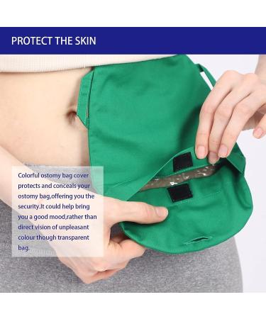 Ostomy Pouch Cover with Loop Closure and Belt Hoop Hook - Washable, Durable Colostomy Bag Cover - Buy Online on GoSupps.com