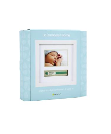 Pearhead P63012 Deluxe Baby Hospital Bracelet Frame - White Picture Frame for Storing Birth Bracelets | Ideal Keepsake Gift - Buy Online on GoSupps.com