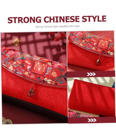COHEALI 5pcs Wedding Red Envelope Gift Cards Envelopes Gift Envelope Silk Red Envelope Hongbao Red Pocket Wedding Envelopes Chinese Packets Red Packets Chinese Style Red Envelope Bag Cloth - Buy Online on GoSupps.com