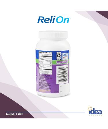 ReliOn Grape Glucose Tablets 50 Ct + Diabetes Care Guide - 2 Item Bundle - Buy Online on GoSupps.com