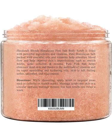 Himalayan Body Scrub 20oz - Moisturizing & Exfoliating Salt Scrub for Face, Hands, Feet - Wrinkles, Stretch Marks Treatment - Smoother Skin for Women & Men - 1.25lb Pack - Buy Online on GoSupps.com