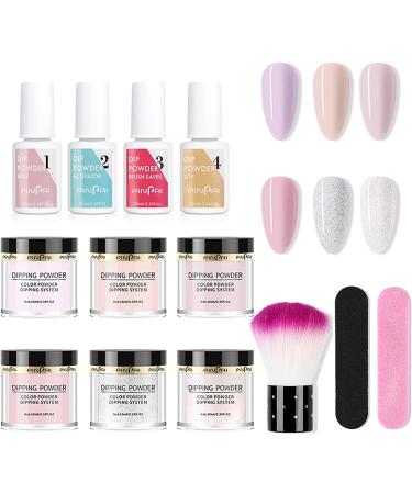 6 Colors Dip Powder Nail Kit MKNZOME 13 PCS White Pink Nail Glitter Dipping Powder Starter Kit Nail Powder Nail Accessories Nail Art Set Nail Kit for Beginners Gift for Girls and Women ZF008 - Buy Online on GoSupps.com