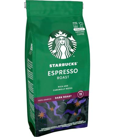 STARBUCKS Espresso Roast Brown Roast Ground Coffee 200g (Pack of 6) - Buy Online on GoSupps.com