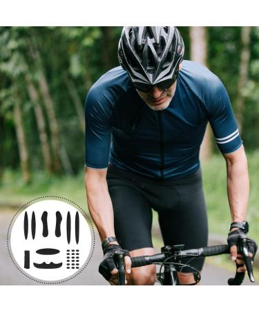 GVIVEJ Helmet Pads - 2 Sets of 27 Black Bicycle & Motorcycle Helmet Padding | International Shipping Available - Buy Online on GoSupps.com