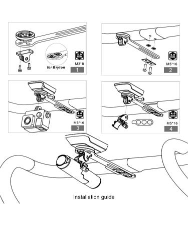 QIKU Carbon Road Bicycle & MTB Computer Stopwatch Mount for Garmin & Bryton | Ultimate Speedometer Accessory - Buy Online on GoSupps.com