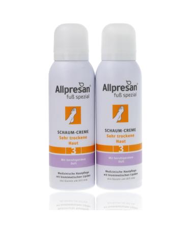 Allpresan Foaming Foot Cream - Soothing Scent - For Very Dry Skin - For Daily Care Of Very Dry Feet - 250ml
