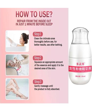 Purer Feminine Intimate Area Whitening Essence 2023 - 30ml Cream for Skin Lightening & Dark Knees/Underarms (1 PCS) - Buy Online on GoSupps.com