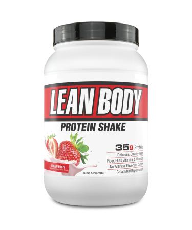 Labrada Nutrition Lean Body Hi Protein Meal Replacement Strawberry 2.47 lb (1120 g)