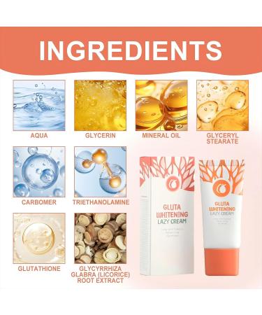 Shantou Ouhoe Glutathione Luminous Lazy Cream brightening and firming facial care moisturizing tightens and smoothes the skin antiwrinkle ideal for a makeupfree look - Buy Online on GoSupps.com