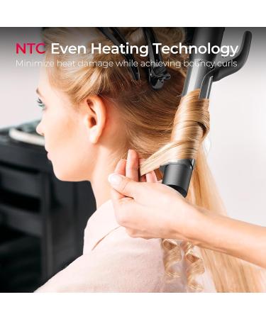 TYMO Curling Iron Set - 3 in 1 Professional Ionic Hair Curler with 5 Temp Settings Dual Voltage & Fast Heating for Defined Curls & Beach Waves - Travel Friendly Black - Buy Online on GoSupps.com